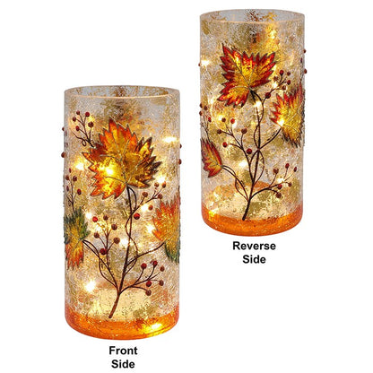 Crackle Autumn Leaves LED Tube