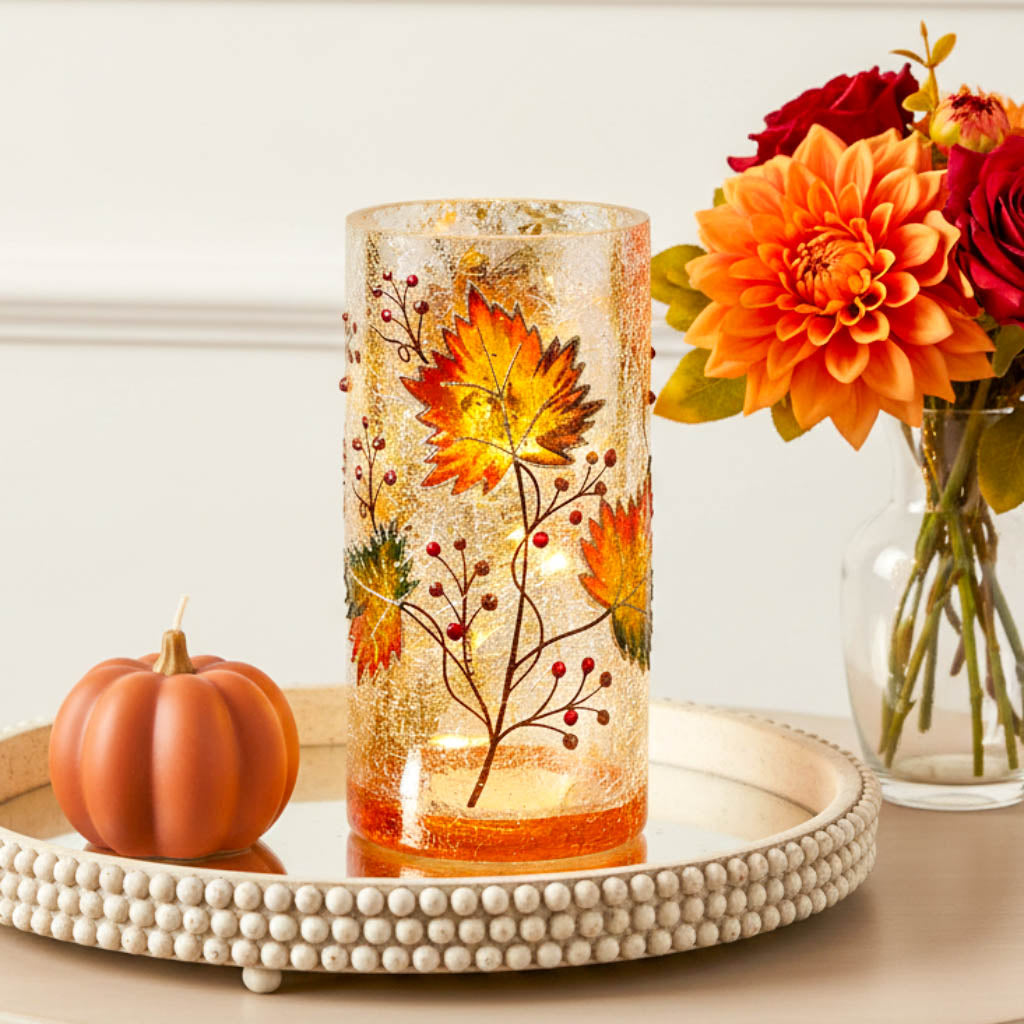 Crackle Autumn Leaves LED Tube