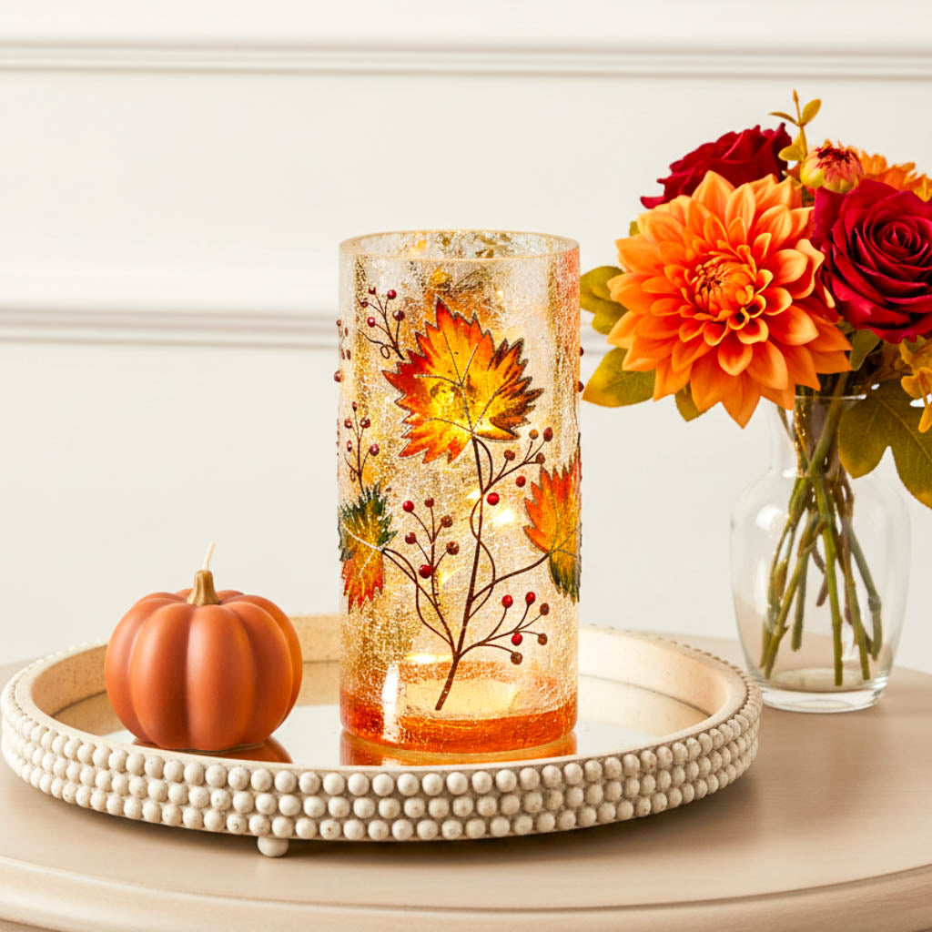 Crackle Autumn Leaves LED Tube