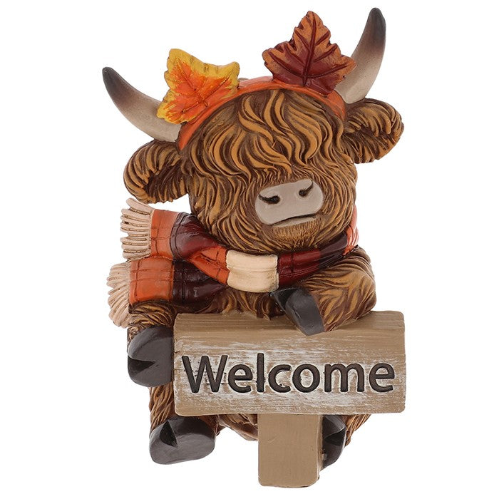 Small Autumn Highland Cow