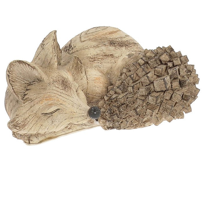Woodgrain Pals Sleeping Fox Ornament