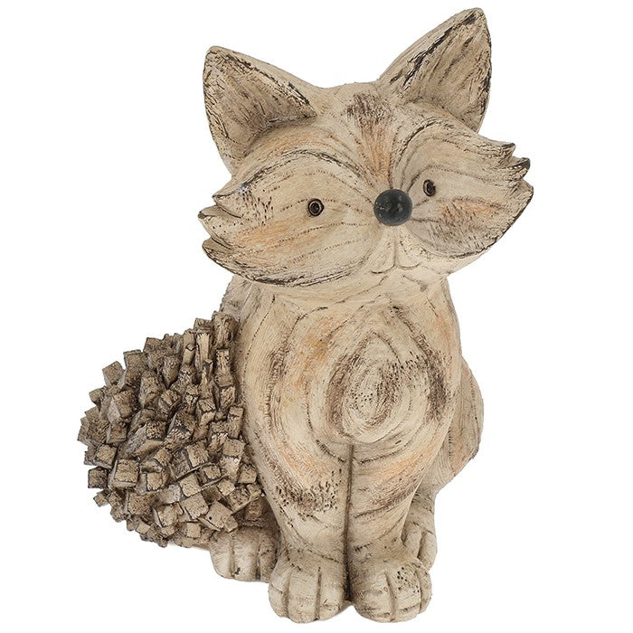 Woodgrain Pals Sitting Fox Ornament