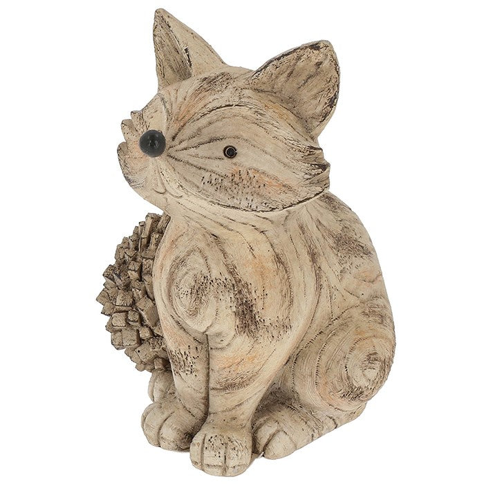 Woodgrain Pals Sitting Fox Ornament