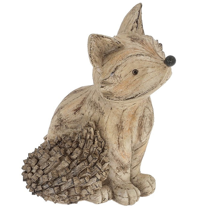 Woodgrain Pals Sitting Fox Ornament