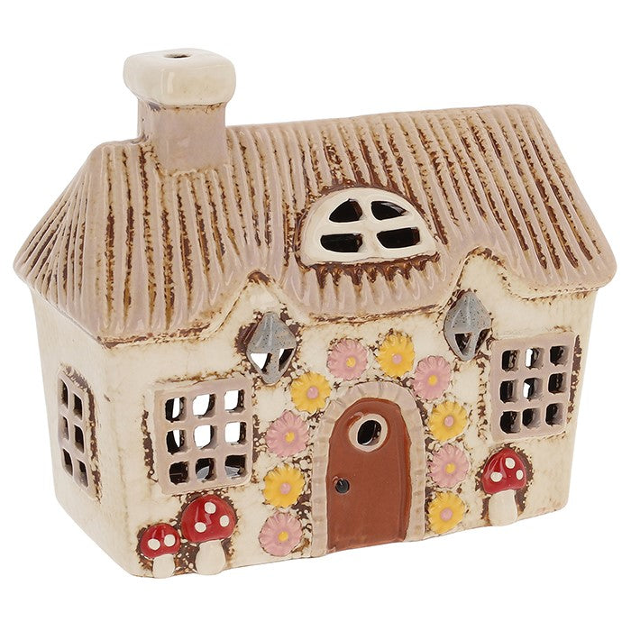Village Pottery Cream Daisy Tealight Cottage