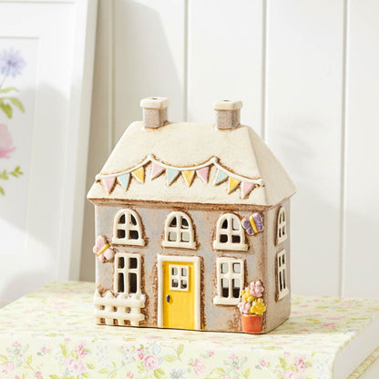 Village Pottery Garden Butterfly Tealight Cottage