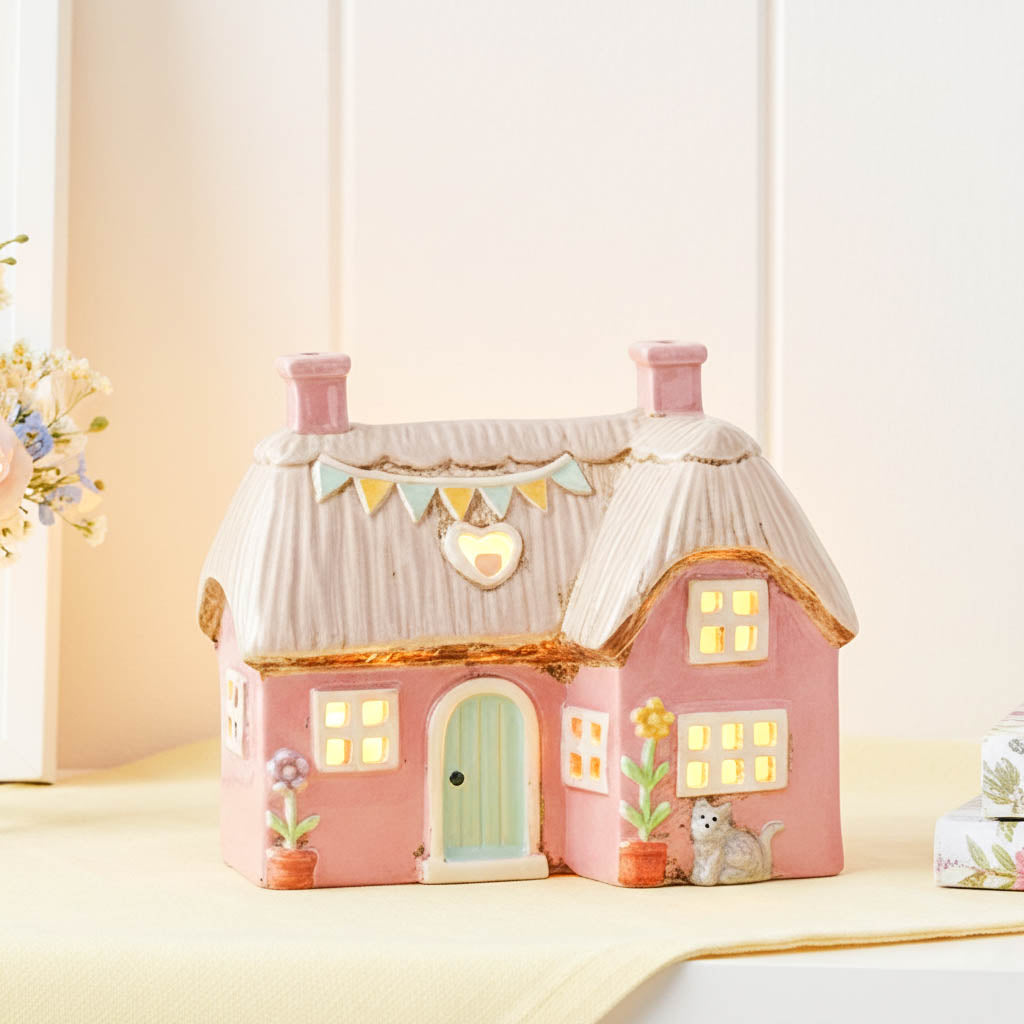 Village Pottery L Shape Tealight Cottage