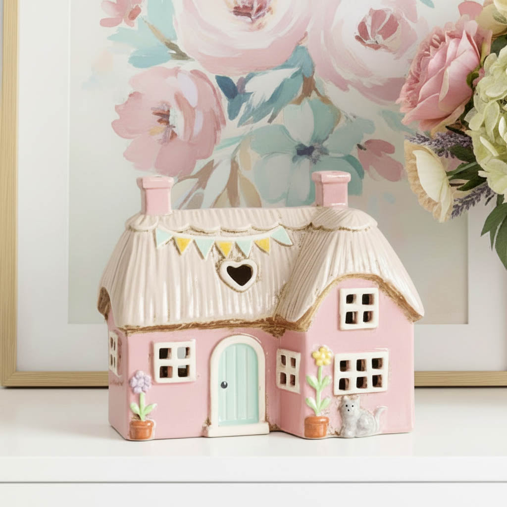 Village Pottery L Shape Tealight Cottage