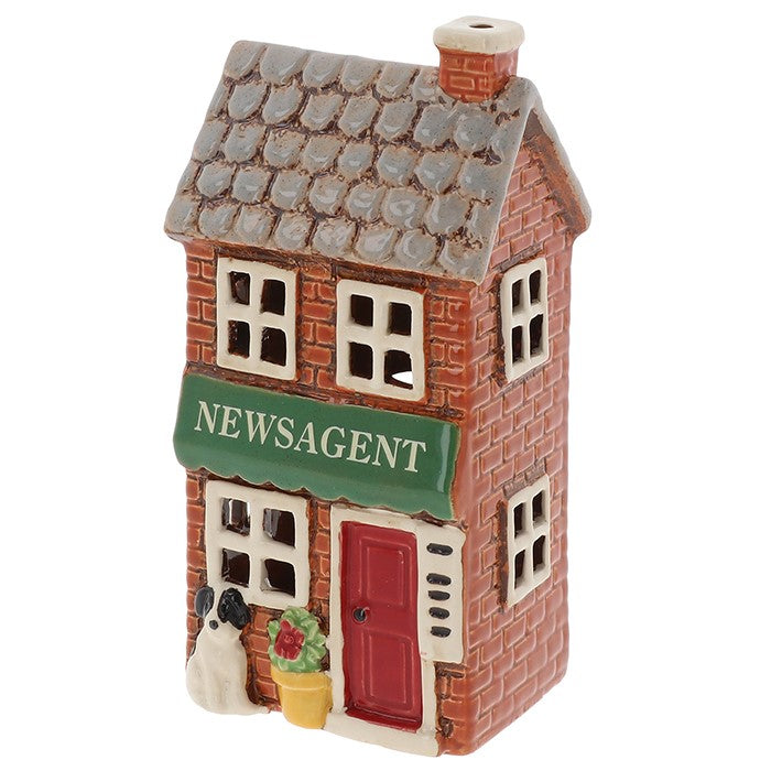 Village Pottery Newsagent Tealight House