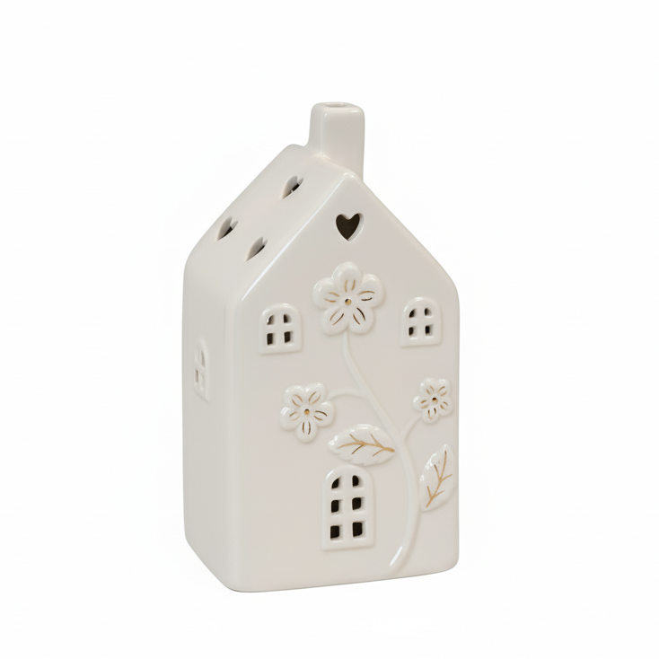 Flower Embossed LED House Large