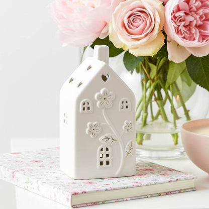Flower Embossed LED House Large
