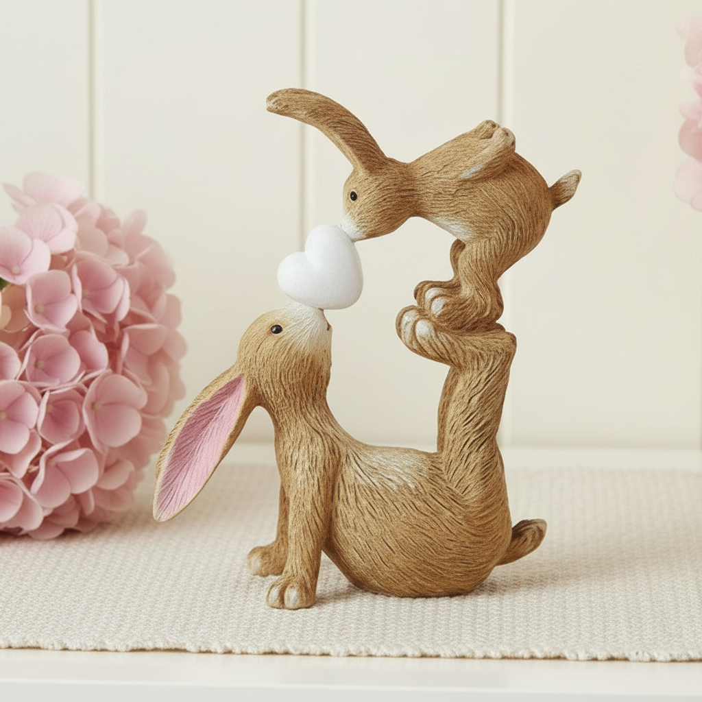 Jasper &amp; Bonnie Rabbit Heart Kisses