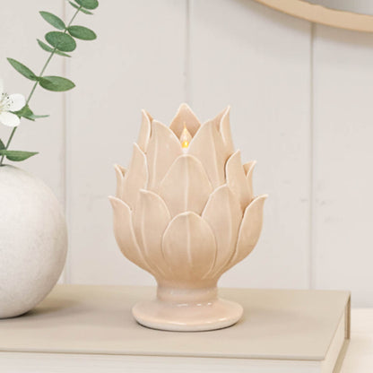 Natural Artichoke Tealight Holder Ornament