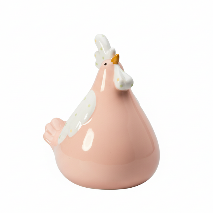 Pink Chicken Ornament