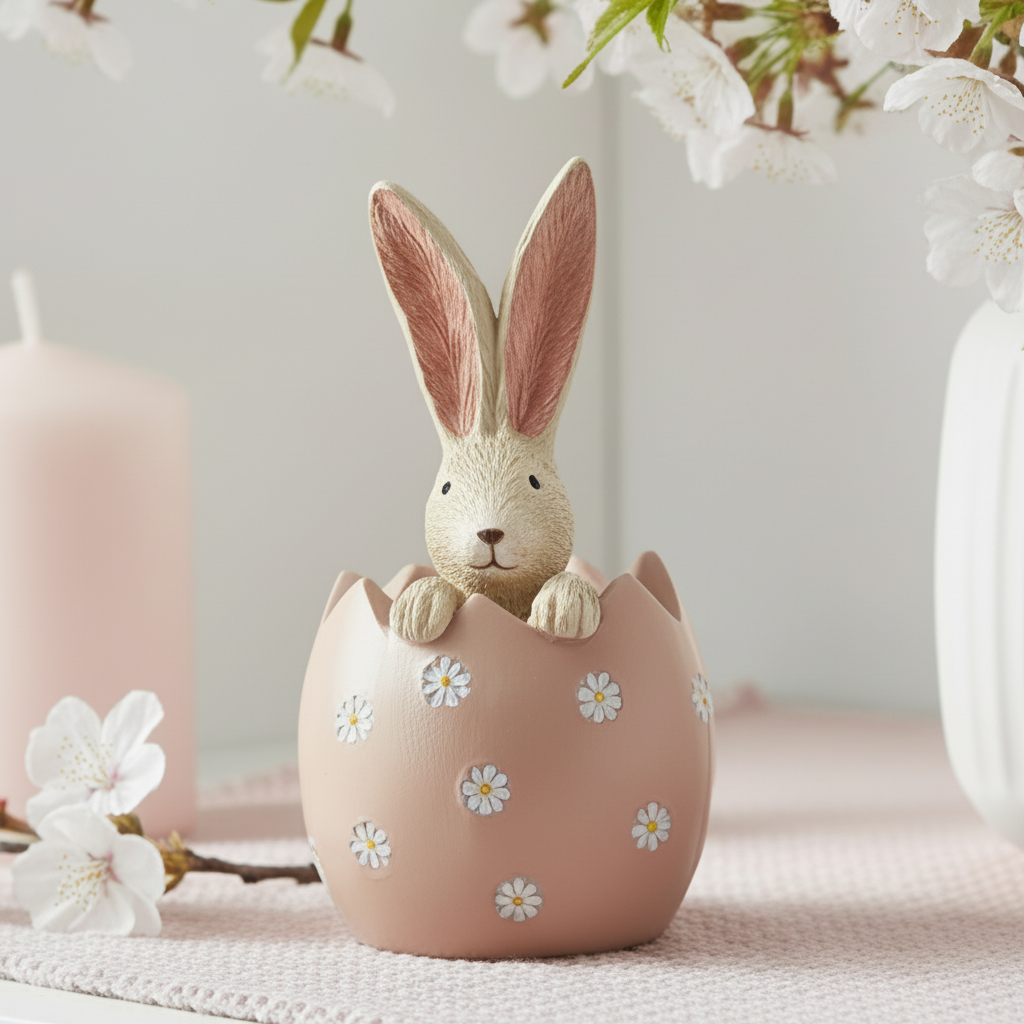 Jasper Rabbit in Daisy Egg