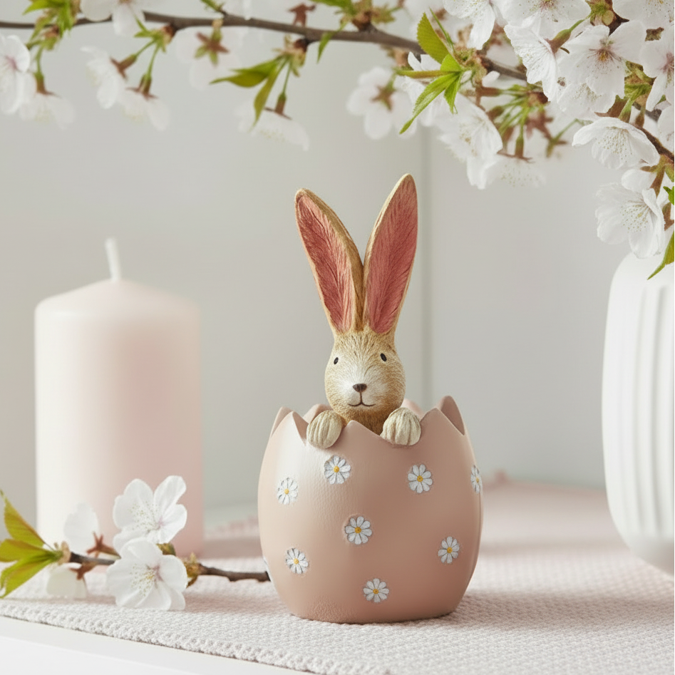 Jasper Rabbit in Daisy Egg