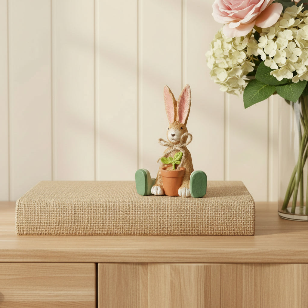 Jasper Rabbit with House Plant