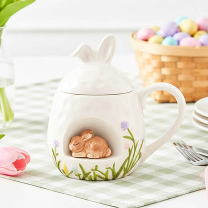 Bunny Mug with Lid