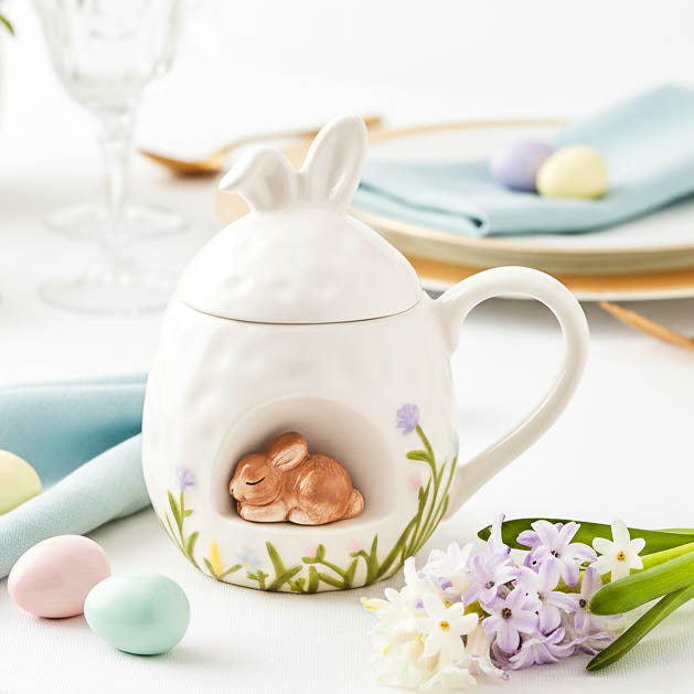 Bunny Mug with Lid