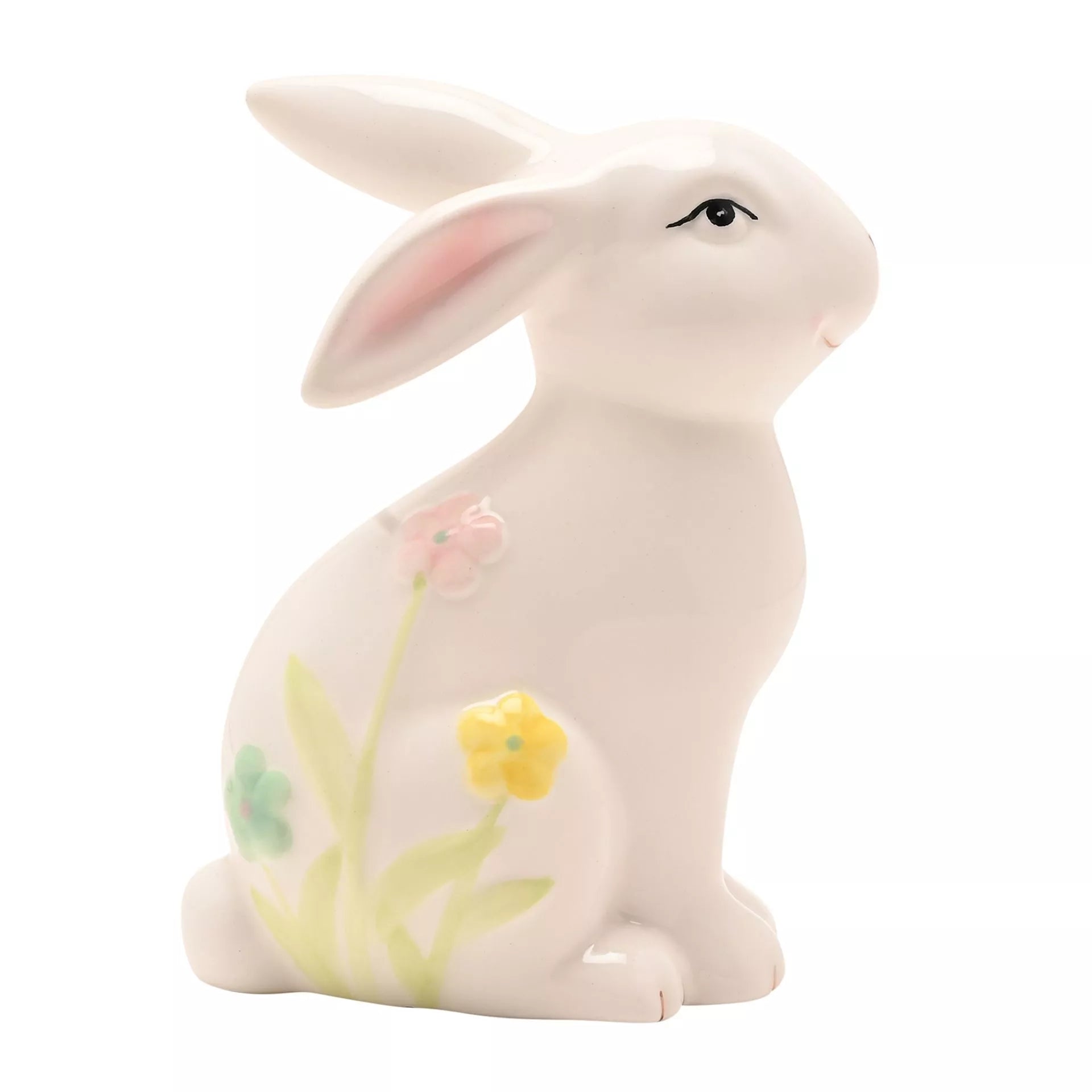 Floral Bunny Figurine Small