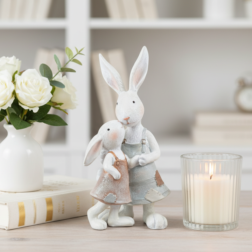 Mother &amp; Daughter Rabbit Duo