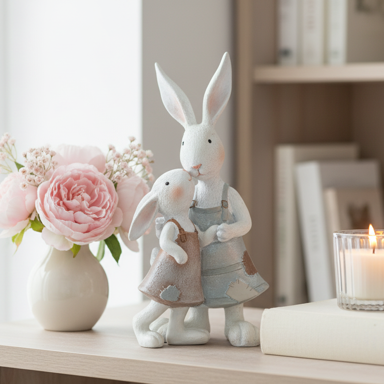 Mother &amp; Daughter Rabbit Duo