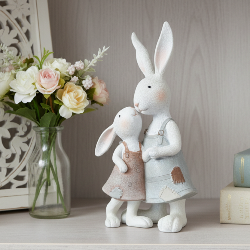 Mother &amp; Daughter Rabbit Duo