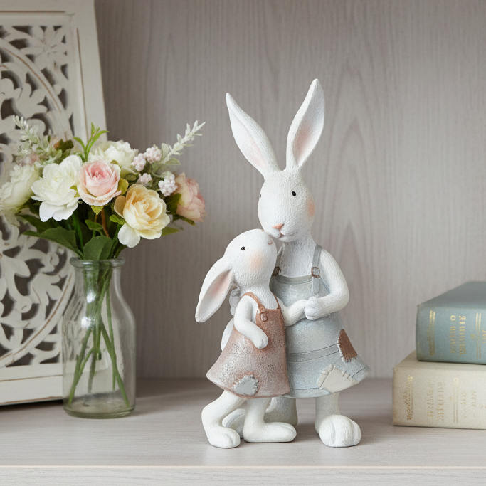 Mother &amp; Daughter Rabbit Duo