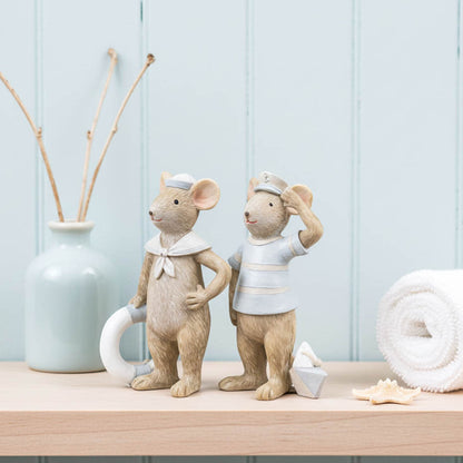 Sailor Mouse Ornament Set of 2