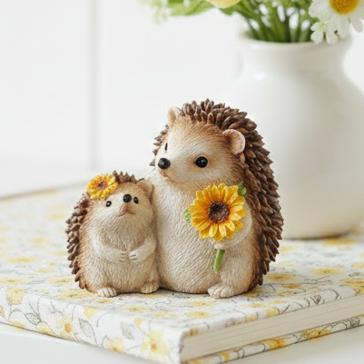 BACK MAR Mini Mum &amp; Baby Hedgehog