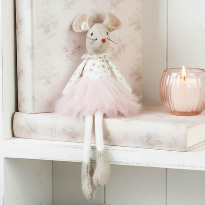 Pink Tutu Sitting Mouse