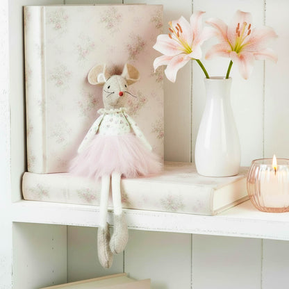 Pink Tutu Sitting Mouse
