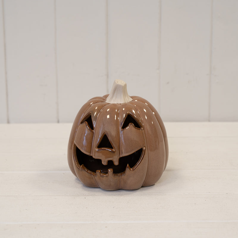 Chocolate Brown Pumpkin Ornament