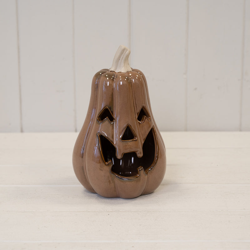 Chocolate Brown Pumpkin Ornament