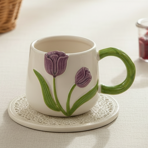 Spring Tulip 3D Mug