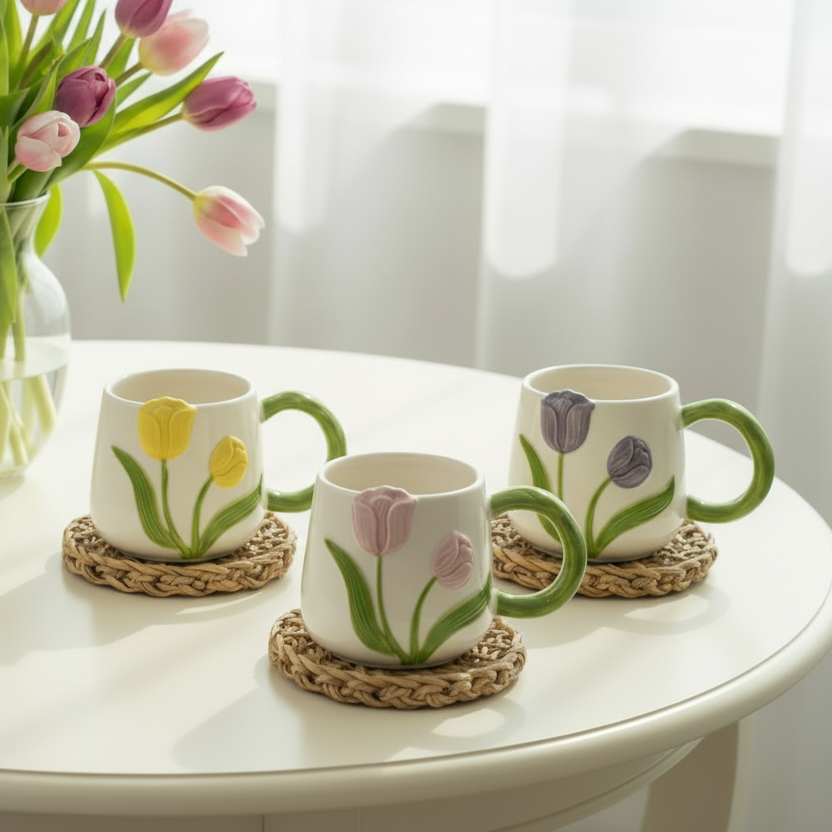 Spring Tulip 3D Mug