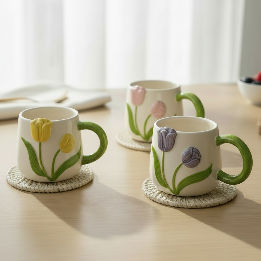 Spring Tulip 3D Mug