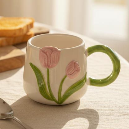 Spring Tulip 3D Mug