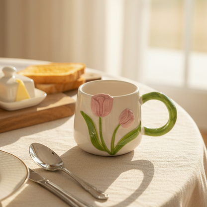 Spring Tulip 3D Mug