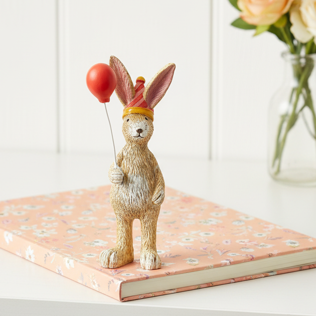 Jasper Rabbit with Balloon