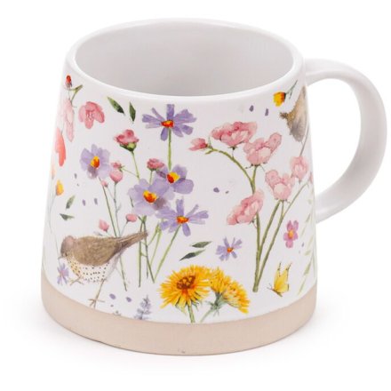 Wings &amp; Wildflowers Stoneware Mug