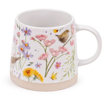 Wings &amp; Wildflowers Stoneware Mug