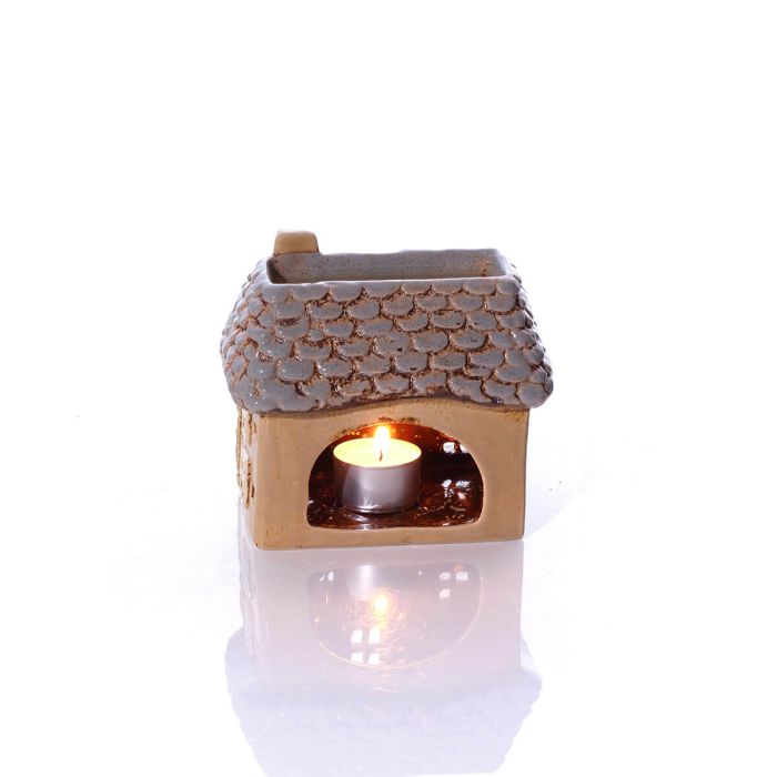 Cream Rose Garland Cottage Wax Melter
