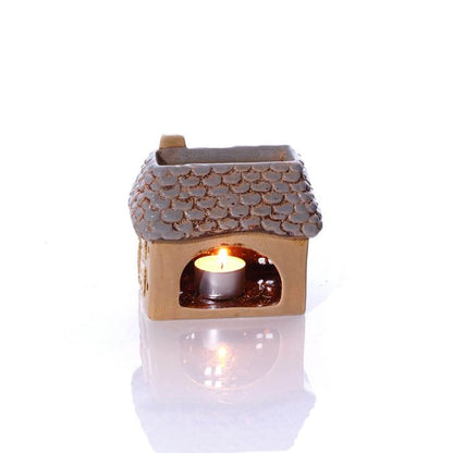 Cream Rose Garland Cottage Wax Melter