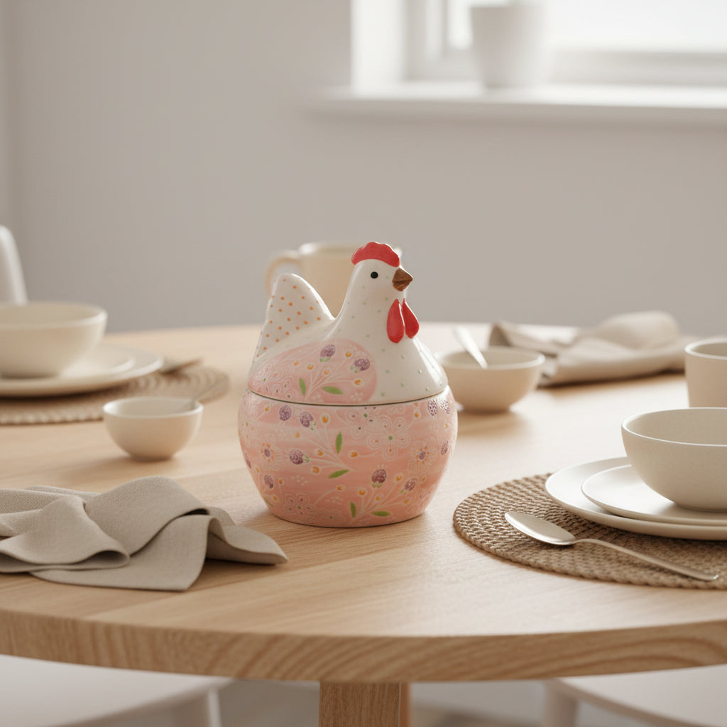Floral Chicken Egg Holder