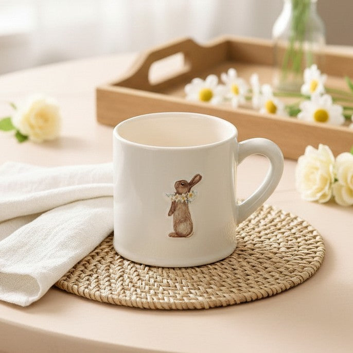 Embossed Rabbit Mug