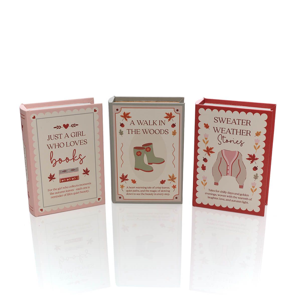 Just A Girl Who Loves Books Faux Book Storage Box