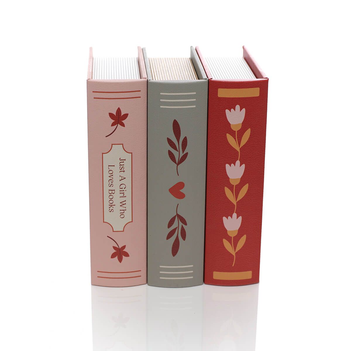 Just A Girl Who Loves Books Faux Book Storage Box