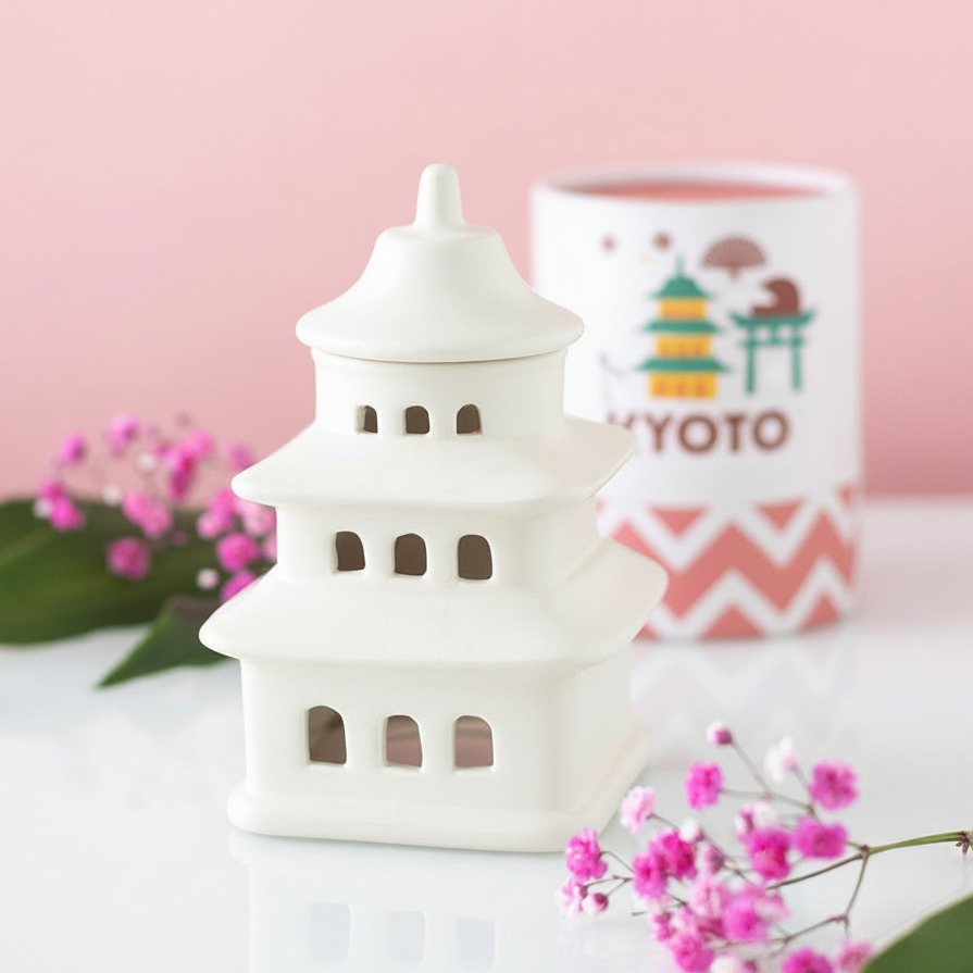 Pagoda Shaped Oil Burner &amp; Wax Warmer