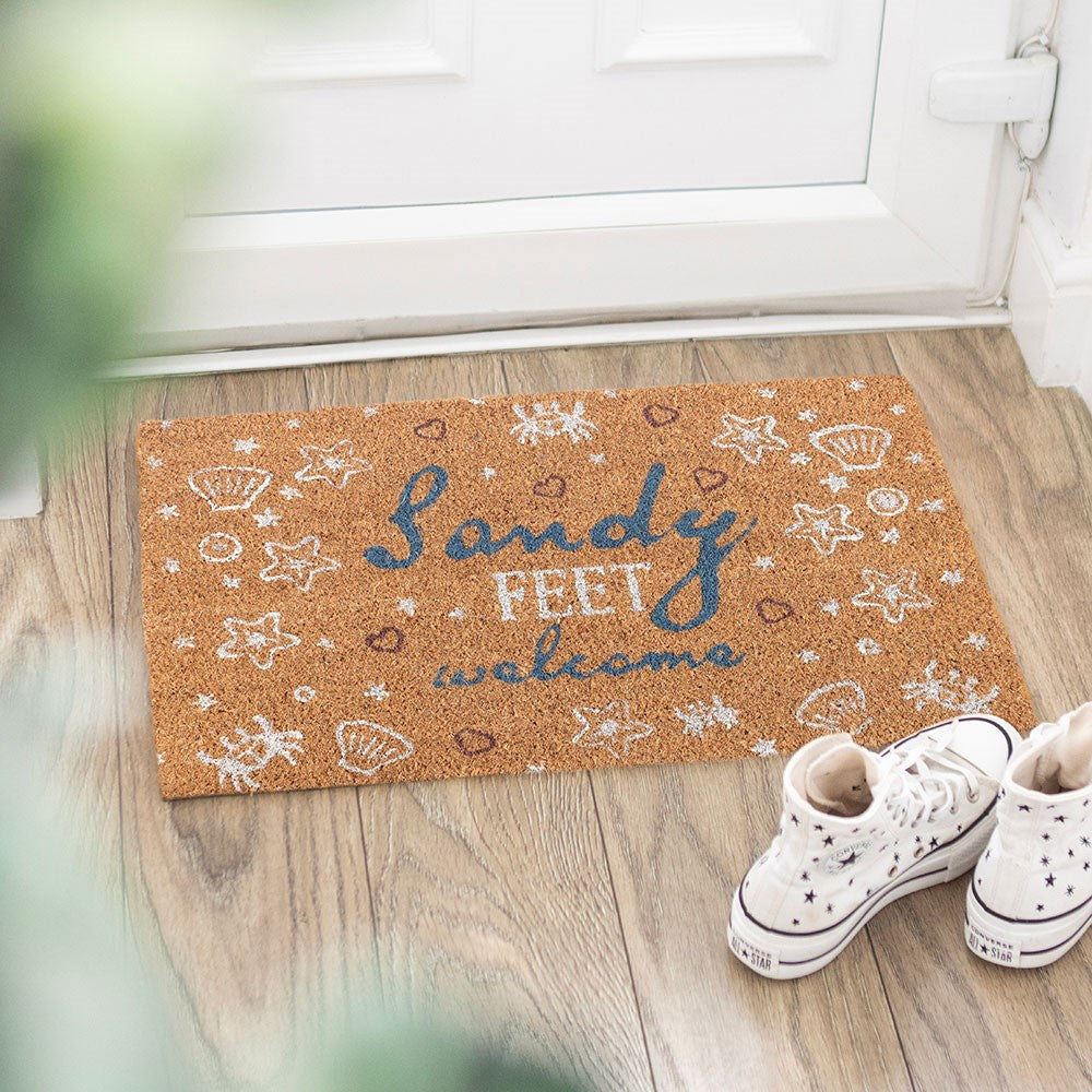 Sandy Feet Welcome Doormat